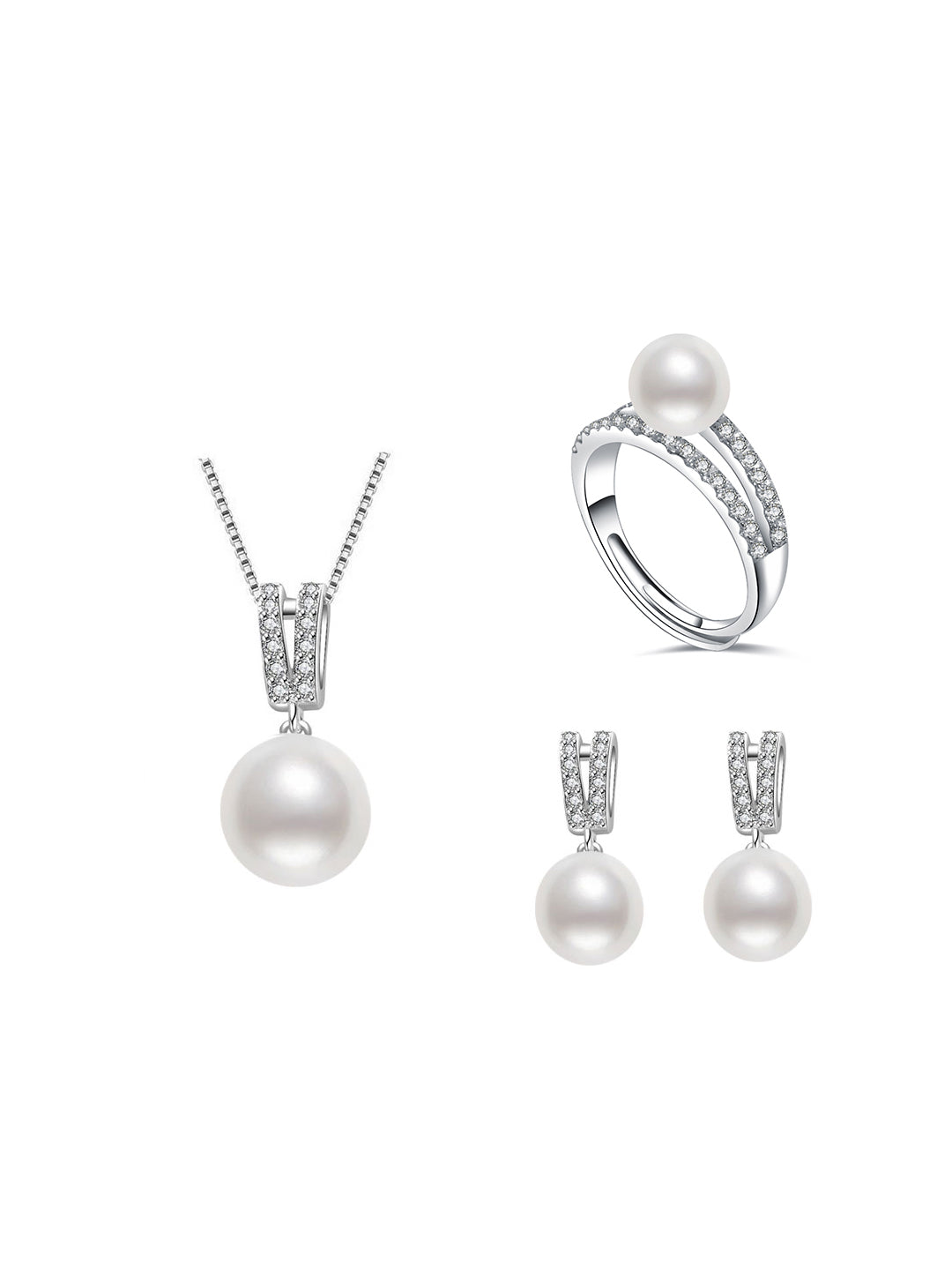 Set Mutiara Air Tawar Elegan WS00109