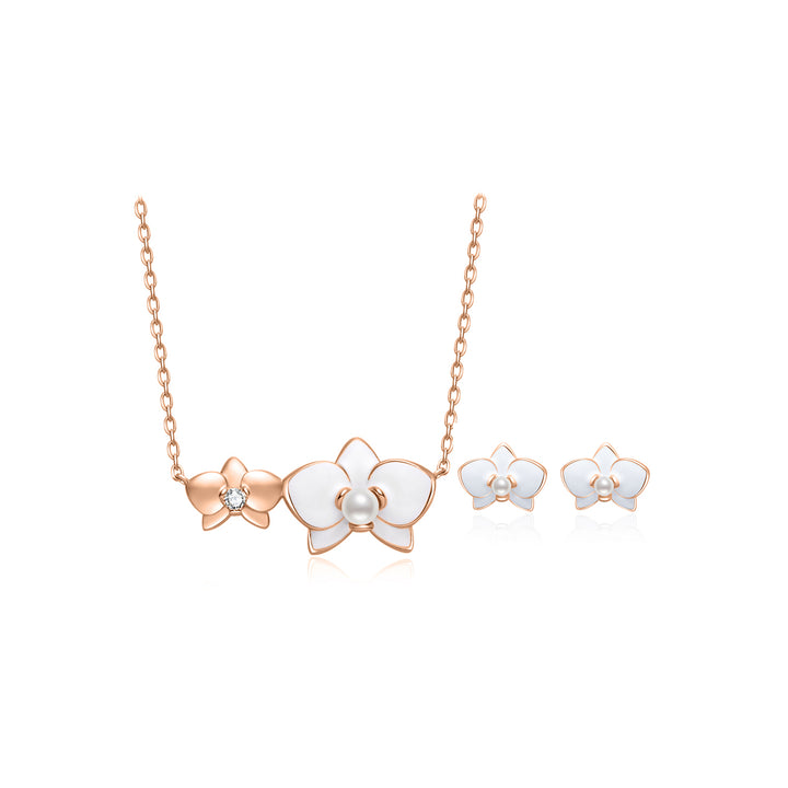 Top Grade Freshwater Pearl Set WS00120 | ORCHID