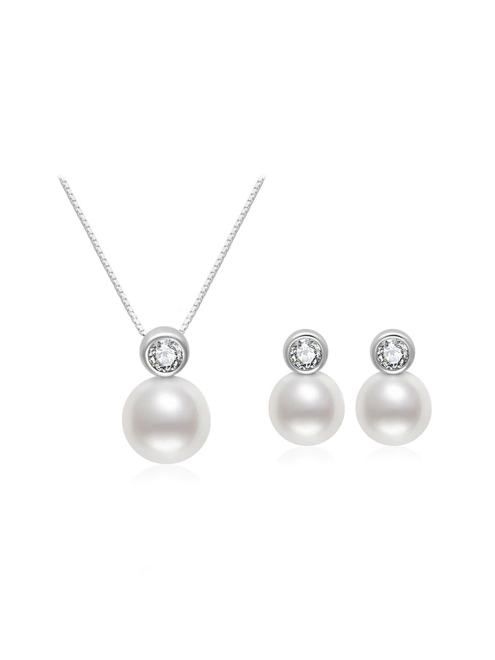 Conjunto de perlas de agua dulce de primera calidad WS00122| BURBUJA