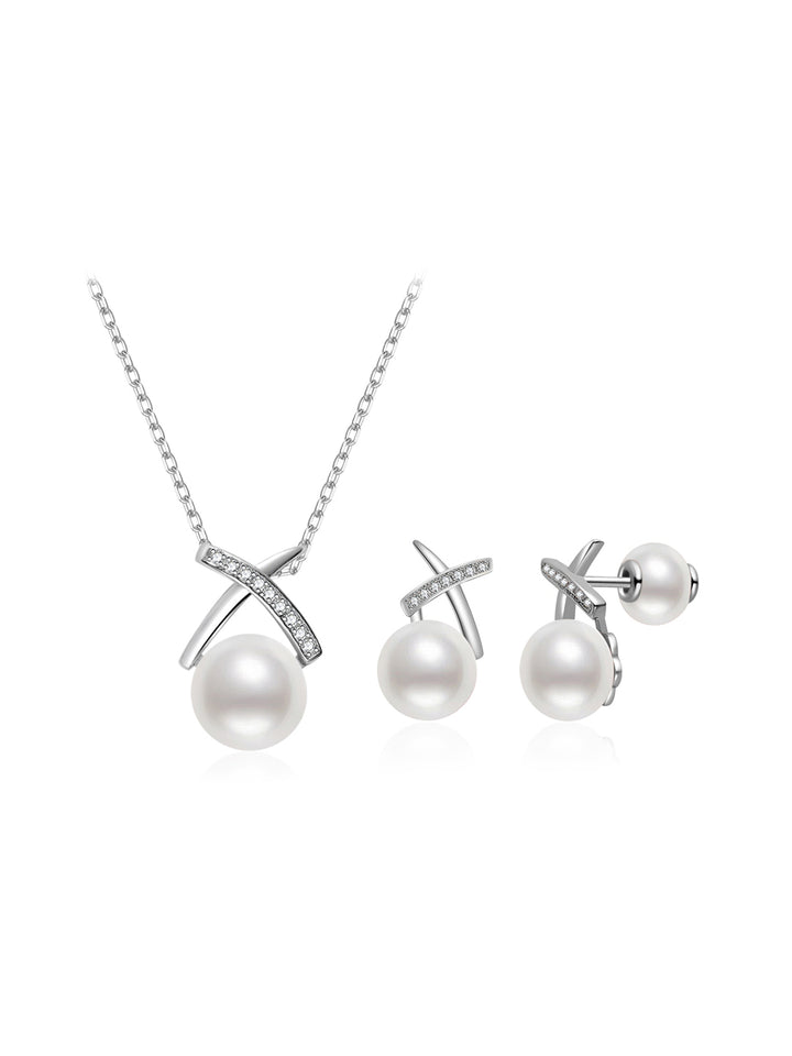 Top-Qualität Süßwasserperlen-Set WS00125| X-Kollektion