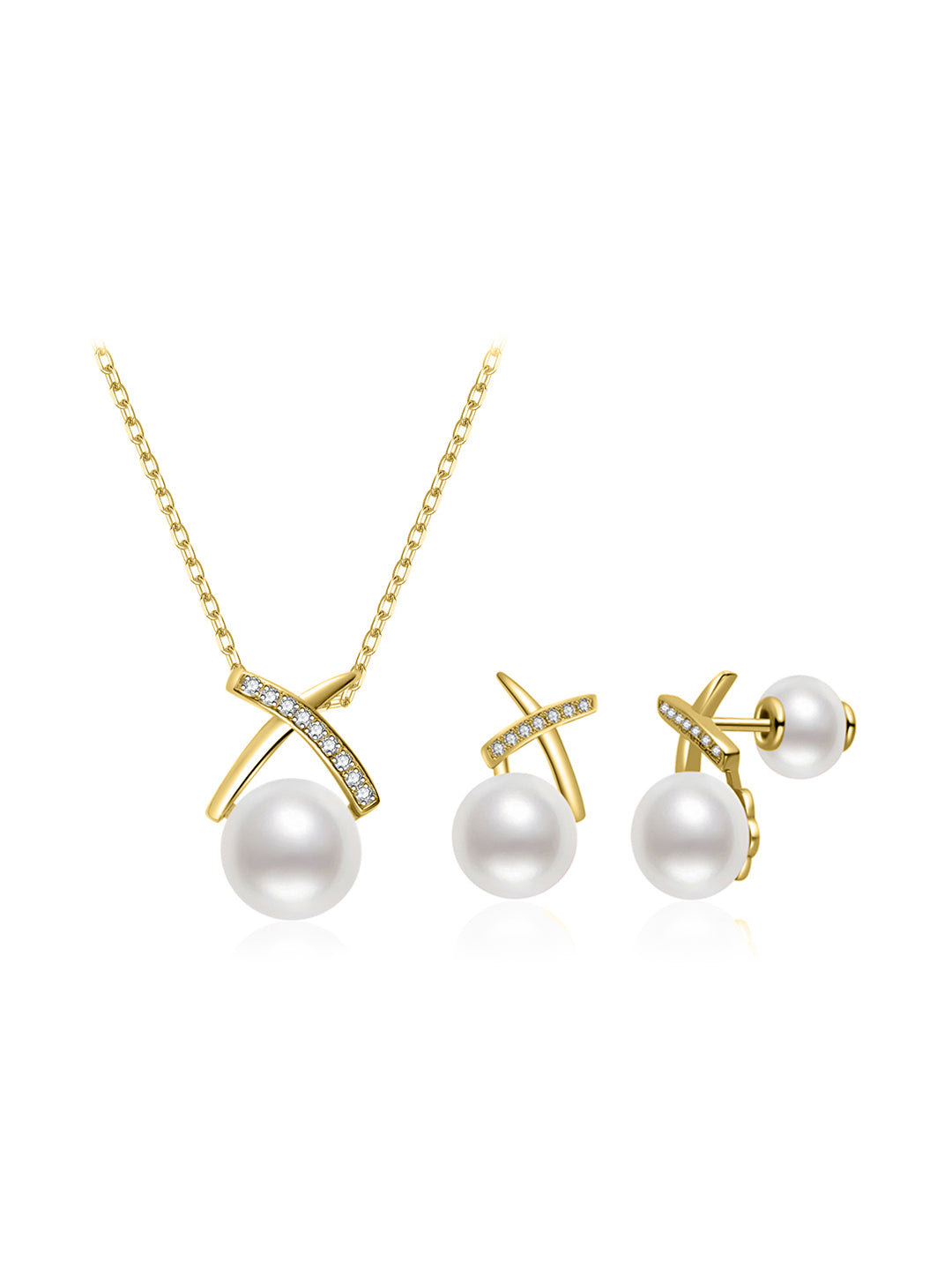 Top-Qualität Süßwasserperlen-Set WS00126| X-Kollektion