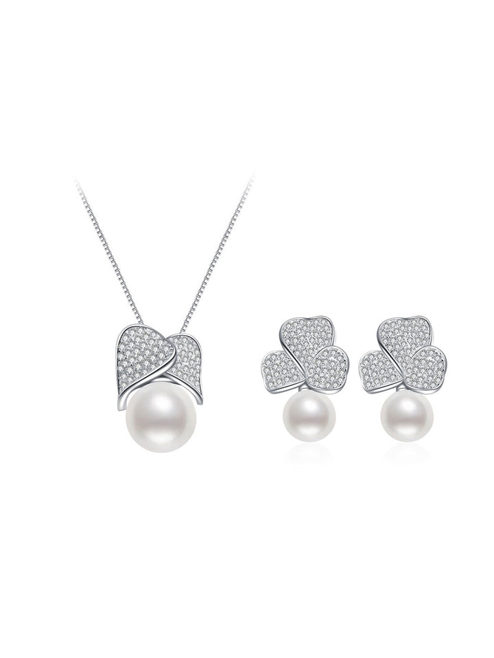 Elegant Freshwater Pearl Set WS00135 | GARDENS