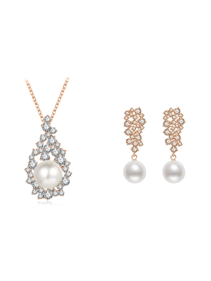 Elegant Freshwater Pearl Set WS00137 | CELESTE