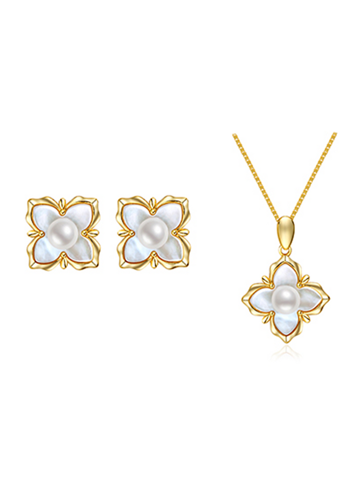 Peranakan Freshwater Pearl Set WS00139