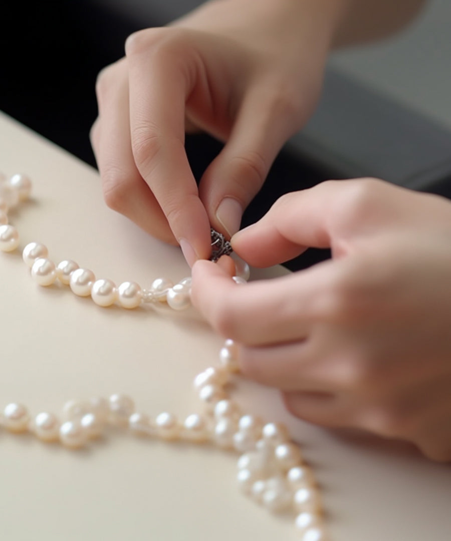 Pearl necklace repair near on sale me