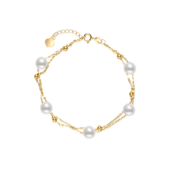 Gelang Mutiara Air Tawar Emas Tulen 18K KB00056