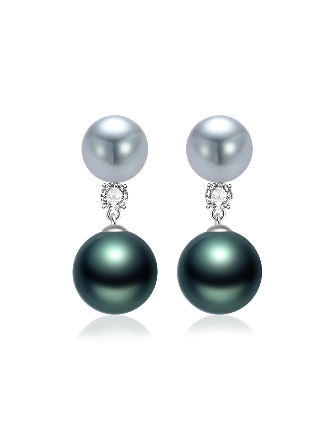 Anting-anting Mutiara Tahiti & Madama 18K KE00263 | HARMONI