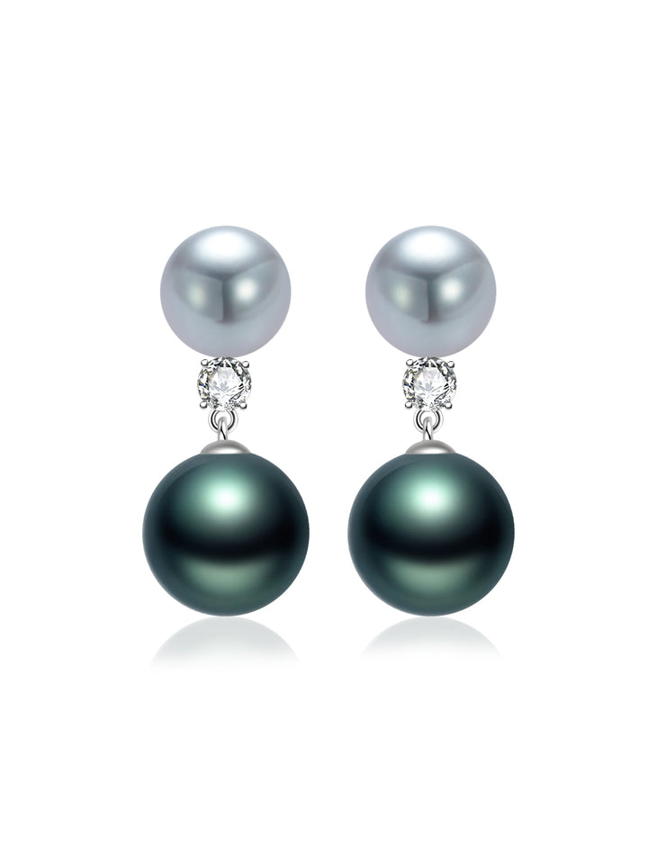 Anting-anting Mutiara Tahiti & Madama 18K KE00263 | HARMONI