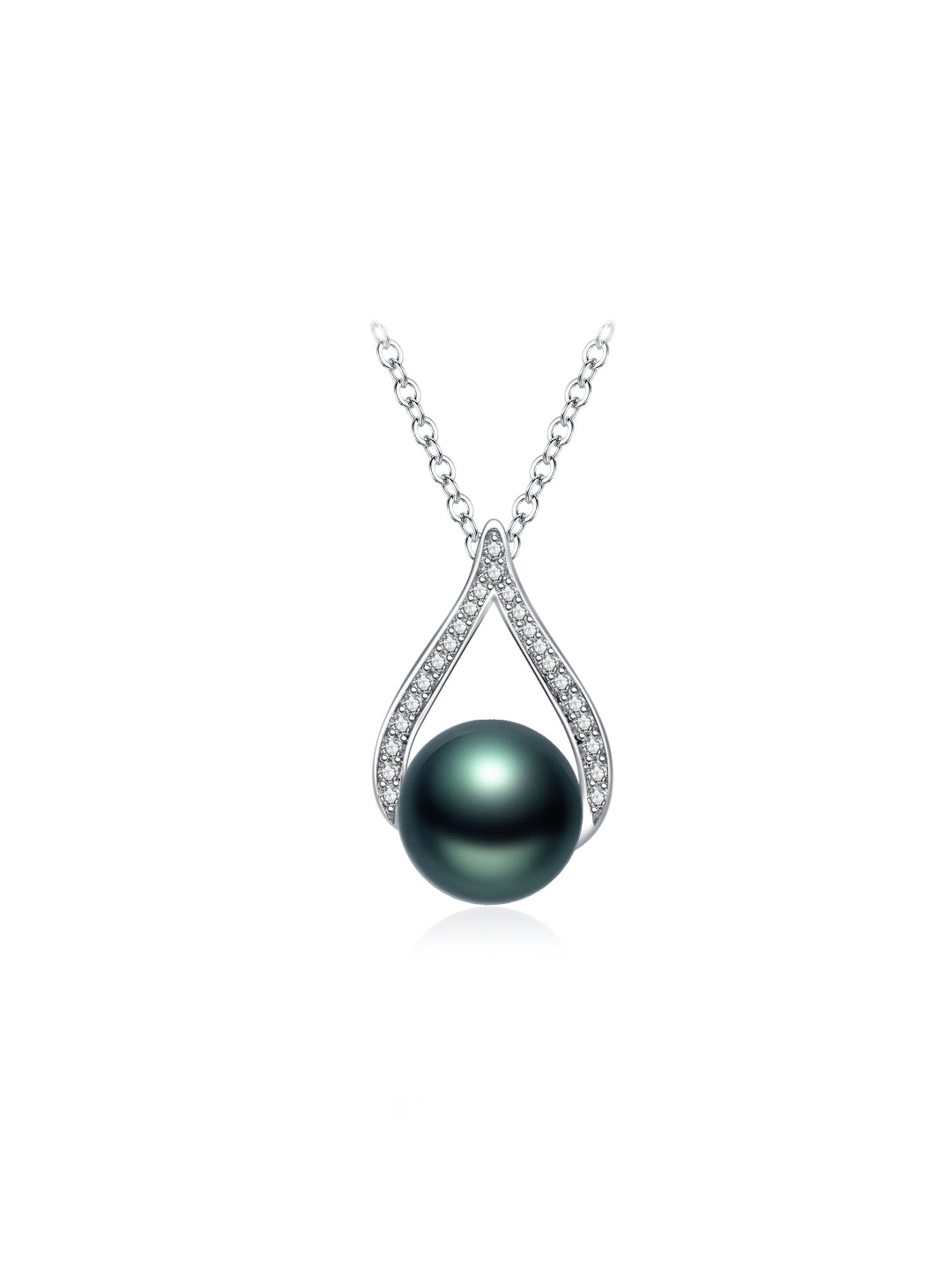Kalung Mutiara Tahitian Emas Pepejal 18k KN00183