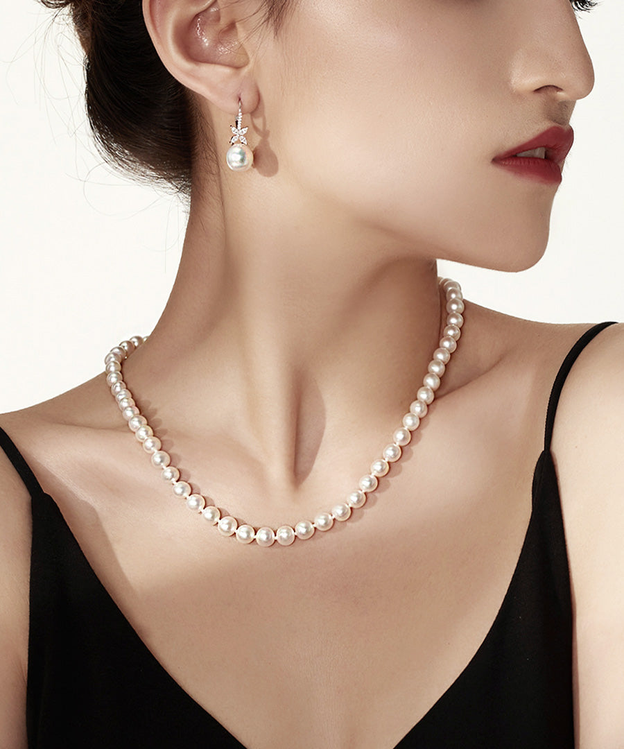 Dainty Pearl Necklace – Sozy