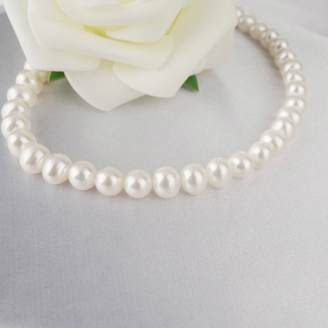 Elegant Freshwater Pearl Set WS00128 | ORCHID - PEARLY LUSTRE