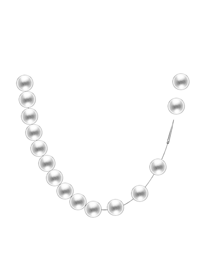 Servicio de limpieza y encordado de perlas con brillo nacarado PM00002