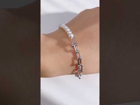Bracelet de perles d'eau douce Top Lustre WB00199
