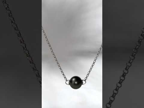 Halskette aus 18 Karat Tahiti-Perlen KN00130
