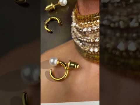 Boucles d'Oreilles Perles d'Eau Douce New Yorker WE00537