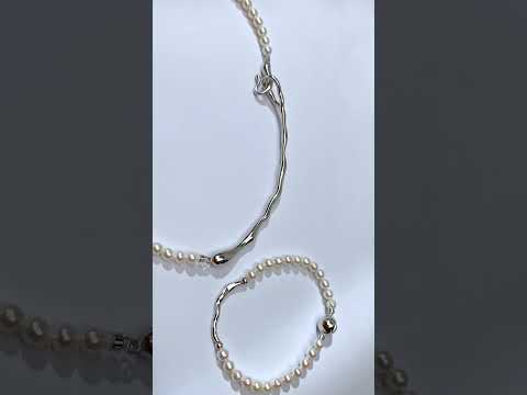 Freshwater Pearl Jewelry Set WS00104 | FLUID