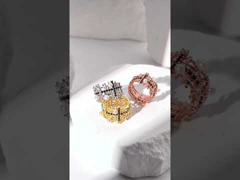 Anillo de perla de agua dulce de primera calidad WR00370 | TWEED