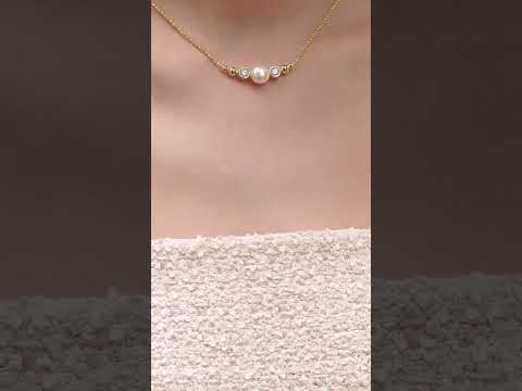 Top Grade Freshwater Pearl Necklace WN00663 | BUBBLE