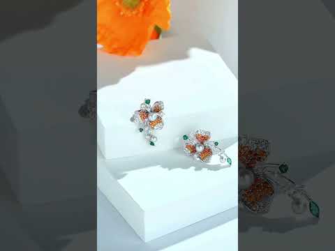 أقراط لؤلؤ المياه العذبة عالية الجودة WE00993 | بلوم