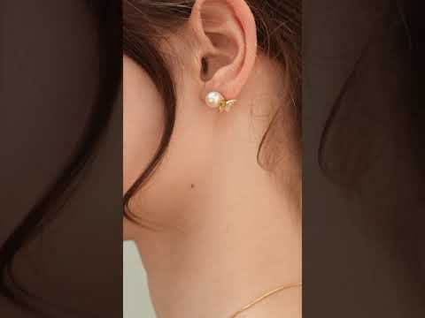 Anting-anting Mutiara Air Tawar Gred Teratas WE00693 | TAMAN