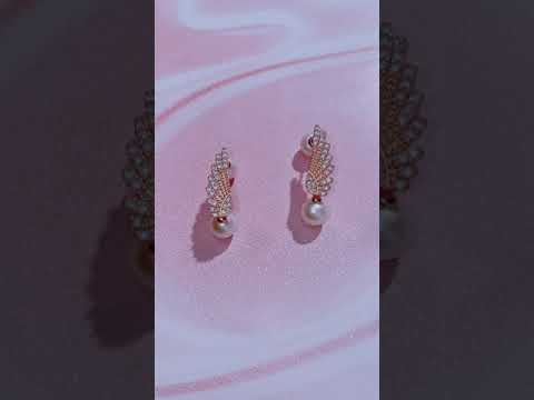 Pendientes de perlas de agua dulce New Yorker WE00630