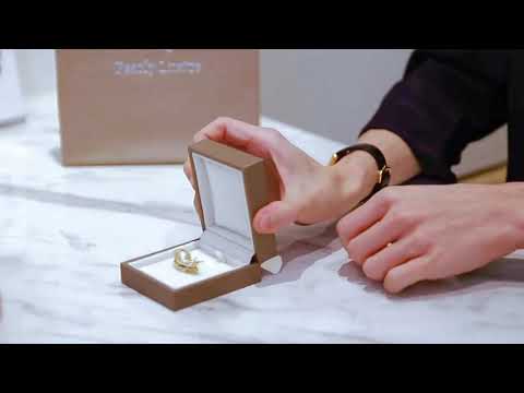 18k Solid Gold Diamond South Sea Baroque Pearl Brooch DR00031