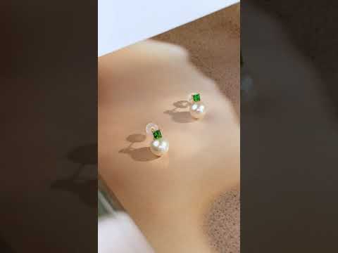 Boucles d'Oreilles Perles d'Eau Douce Or 18k KE00104