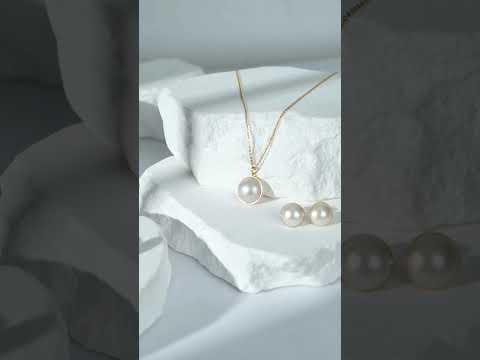 頂級18K金愛迪生珍珠耳環 KE00230 | DOME