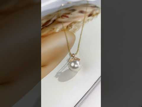 Collana di perle Edison in oro 18 carati KN00112