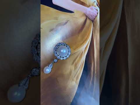 بروش شغف الحياة بلؤلؤ المياه العذبة WC00056