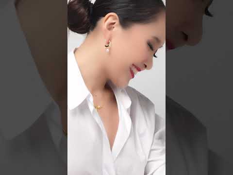Boucles d'oreilles en perles d'eau douce de qualité supérieure WE00650 | FLUIDE
