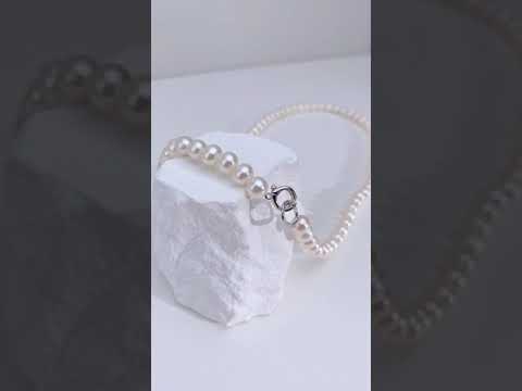 52 cm lange elegante Halskette mit Süßwasserperlen in verschiedenen Stilen WN00581