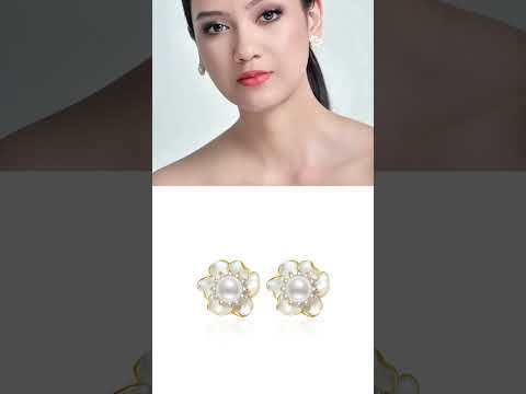 Anting-anting Mutiara Air Tawar Gred Teratas WE00801 | ORKID