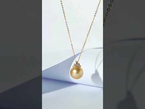 18K 純金南海金珍珠項鍊 KN00355