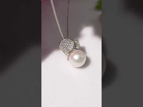 Collier de perles d'eau douce de qualité supérieure WN00096 | JARDINS