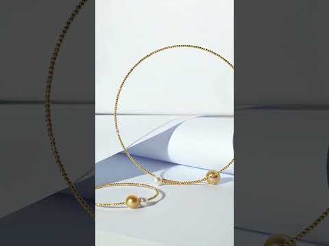 Gelang Mutiara Emas Laut Selatan Emas Tulen 18K KB00064 | HARMONY