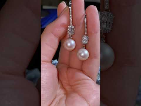 Boucles d'oreilles élégantes en perles Edison WE00588