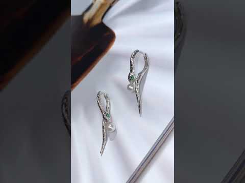 Top Grading Freshwater Pearl Earrings WE00595 | RAINFOREST
