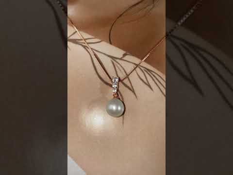 Elegante collana di perle d'acqua dolce WN00489