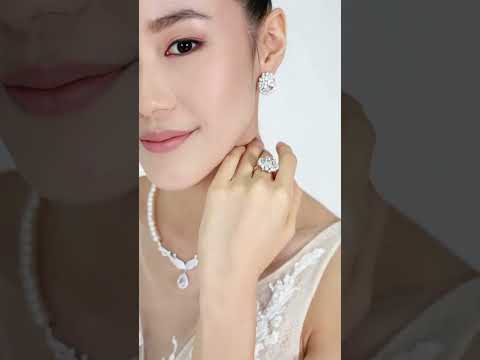 Bague en perles d'eau douce de qualité supérieure WR00284 | CÉLÈSTE