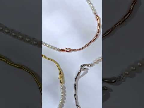 Süßwasserperlen-Halskette WN00538 | FLUID