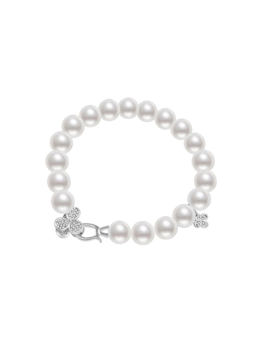 Elegante pulsera de perlas de agua dulce WB00013 | JARDINES