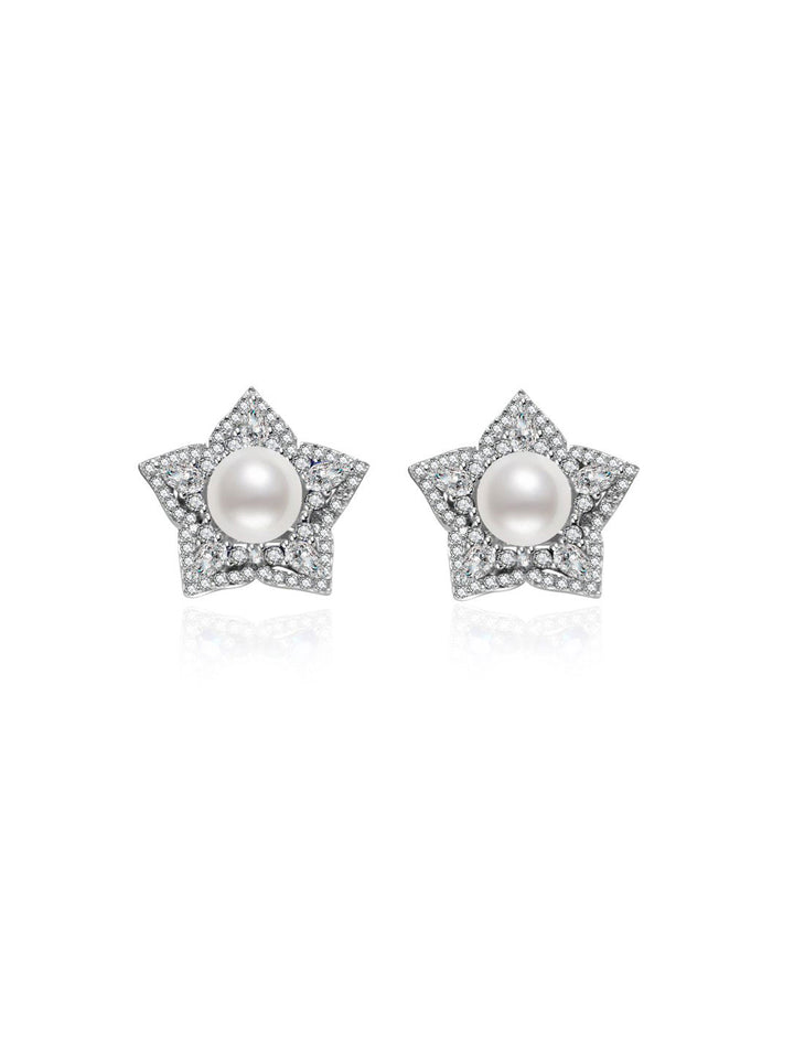 Ocean Star Freshwater Pearl Earrings WE00086 | OCEAN STAR