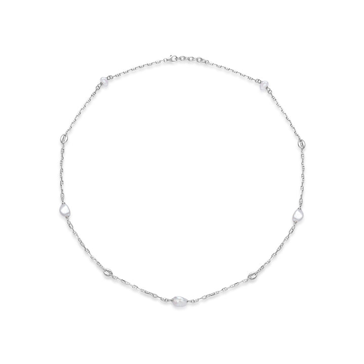 New Yorker Keshi Freshwater Pearl Necklace WN00603 - PEARLY LUSTRE