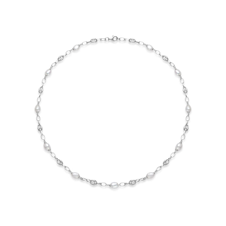 New Yorker Freshwater Pearl Necklace WN00640 - PEARLY LUSTRE