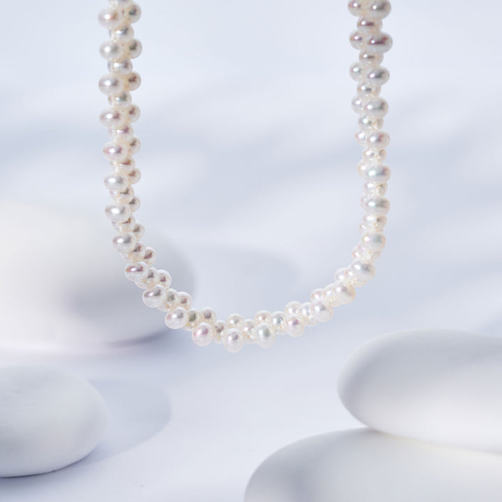 Freshwater Pearl Necklace & Bracelet Set WS00134