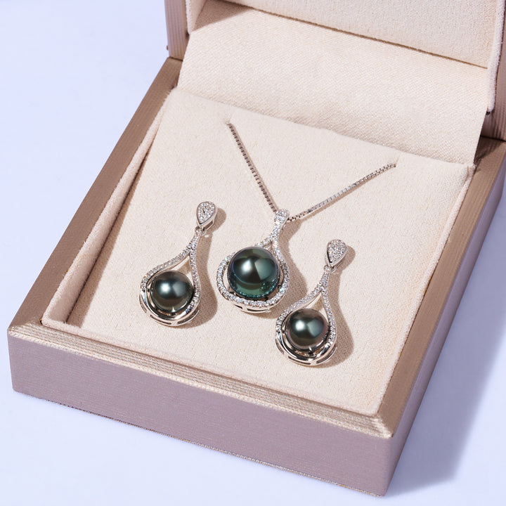 Orecchini di perle di Tahiti WE00783