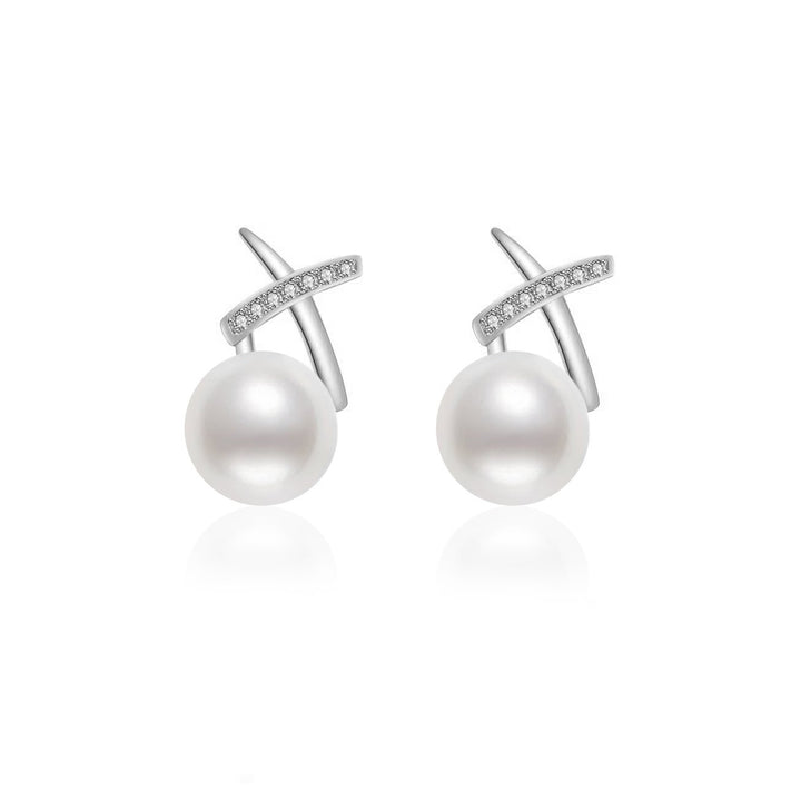 New Yorker Freshwater Pearl Earrings WE00138 - PEARLY LUSTRE