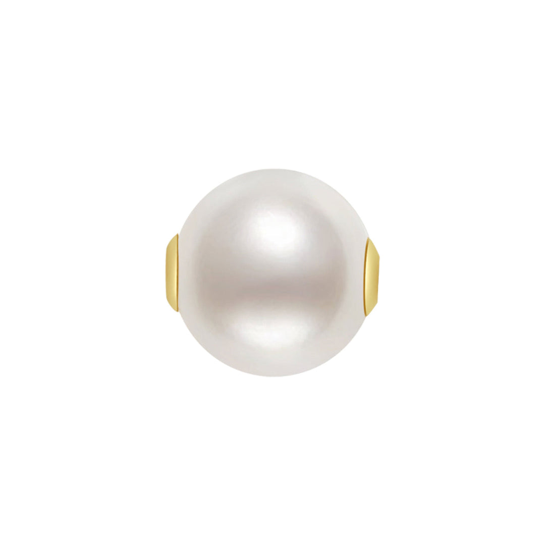 Second Grade Round Interchangeable White Freshwater Pearl WA00041 | Possibilities - PEARLY LUSTRE