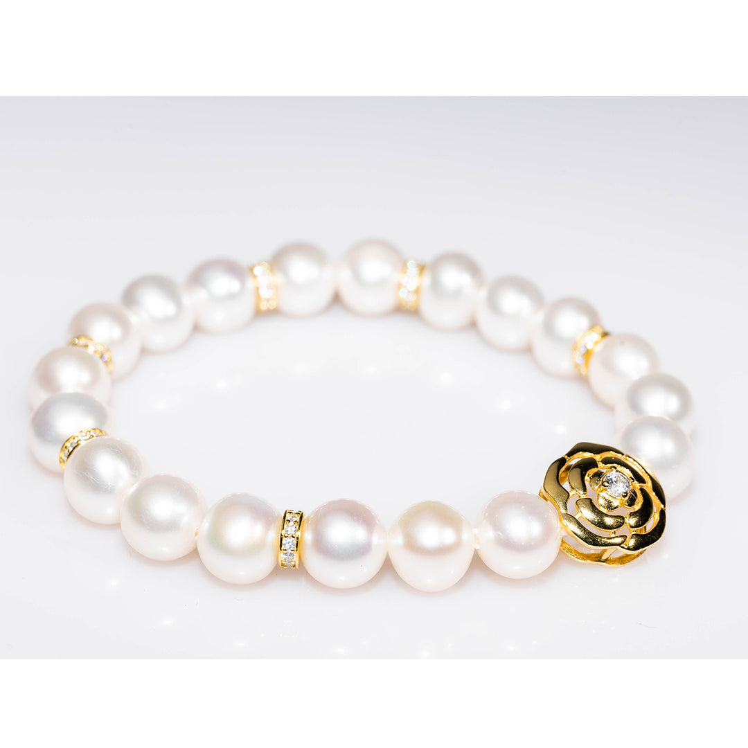 New Yorker Freshwater Pearl Bracelet WB00080 - PEARLY LUSTRE